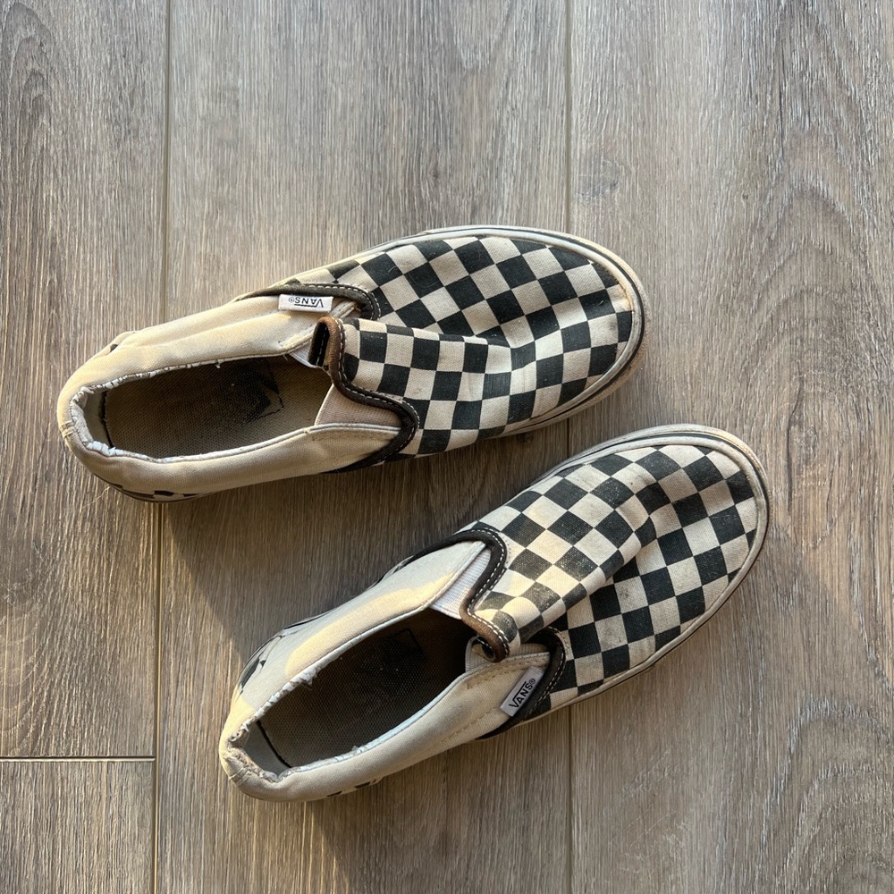 Checkered Vans